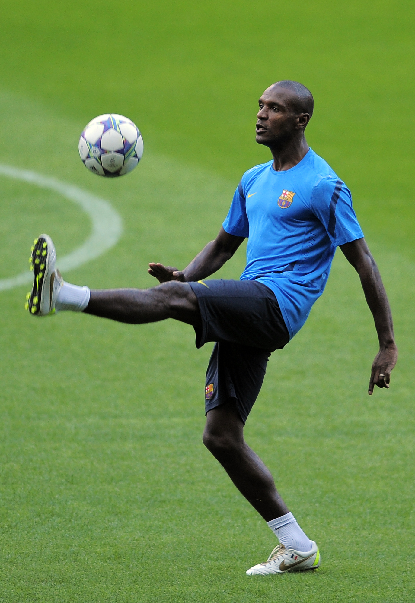 Eric Abidal, Barcelona. Eric Abidal, Barcelona.
