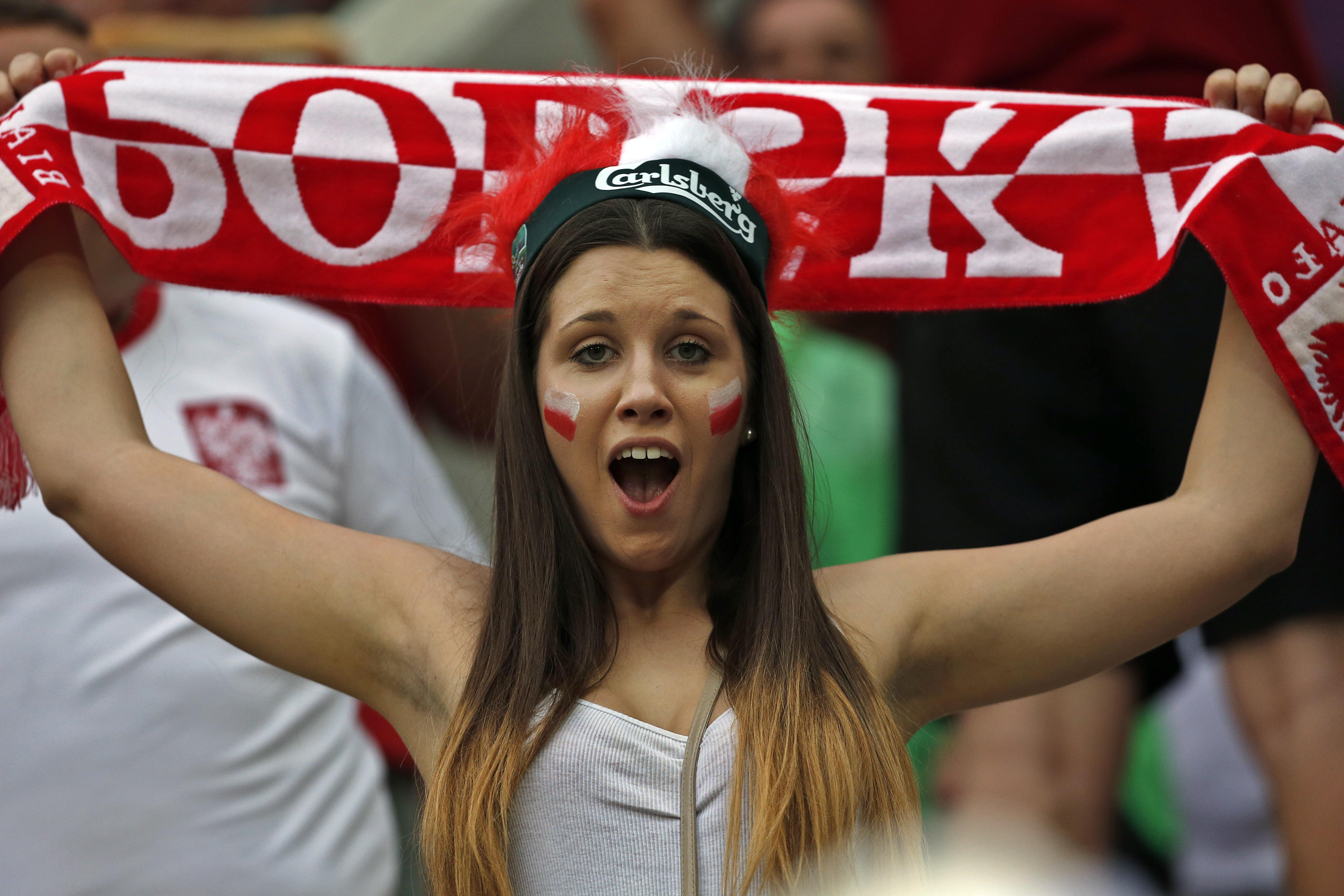 De polska fansen är taggade.