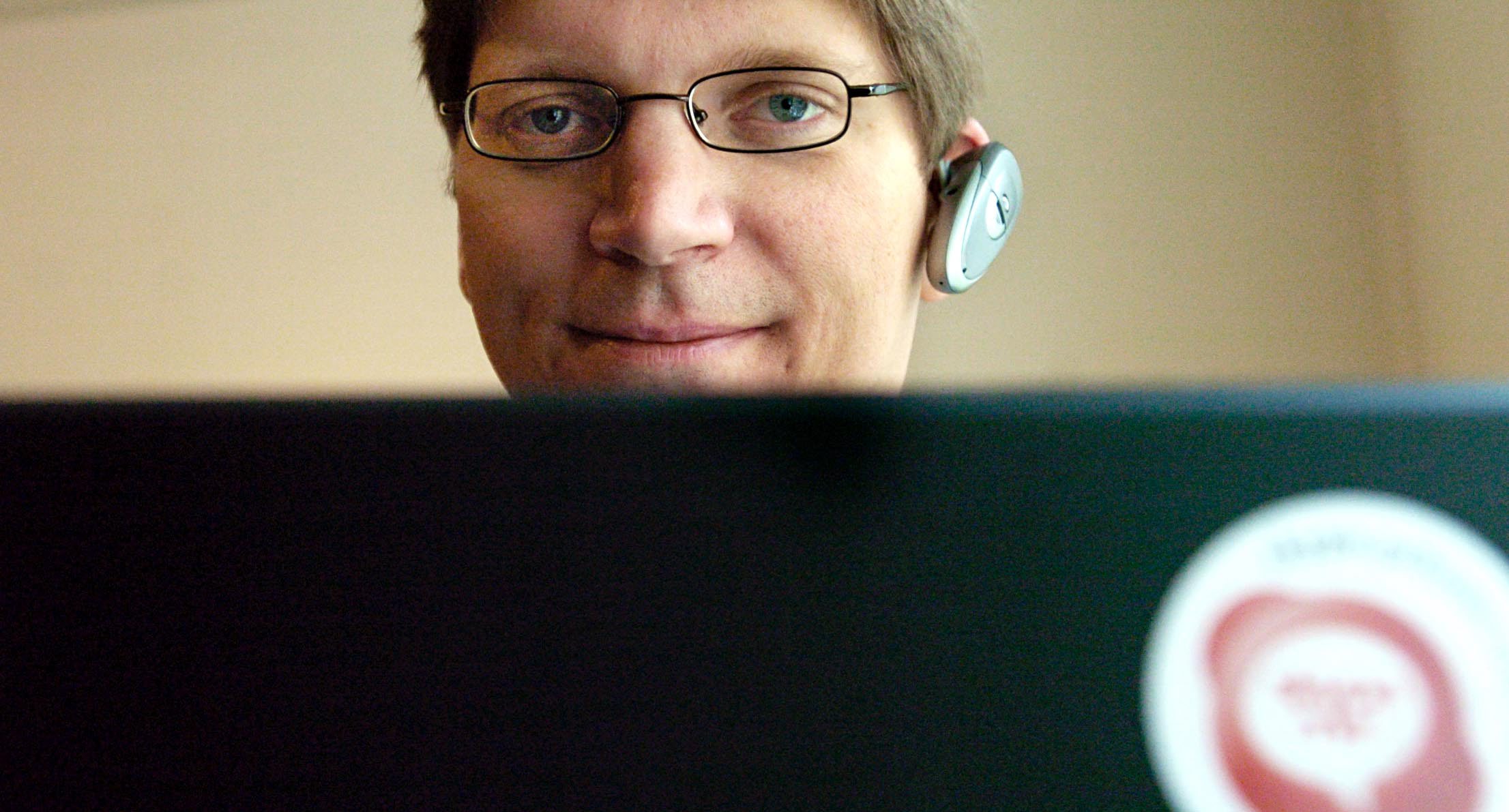 Skype grundades av svensken Niklas Zennström.