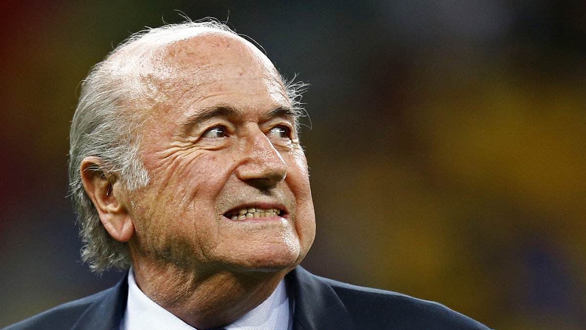 En glad Blatter.