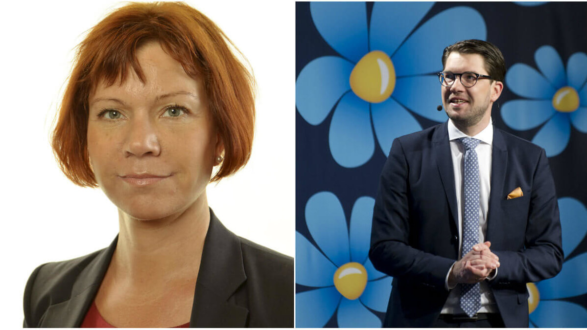 Margareta Larsson är Jimmie Åkessons svärmor. Hon har anklagat partiet för att vara toppstyrt. 