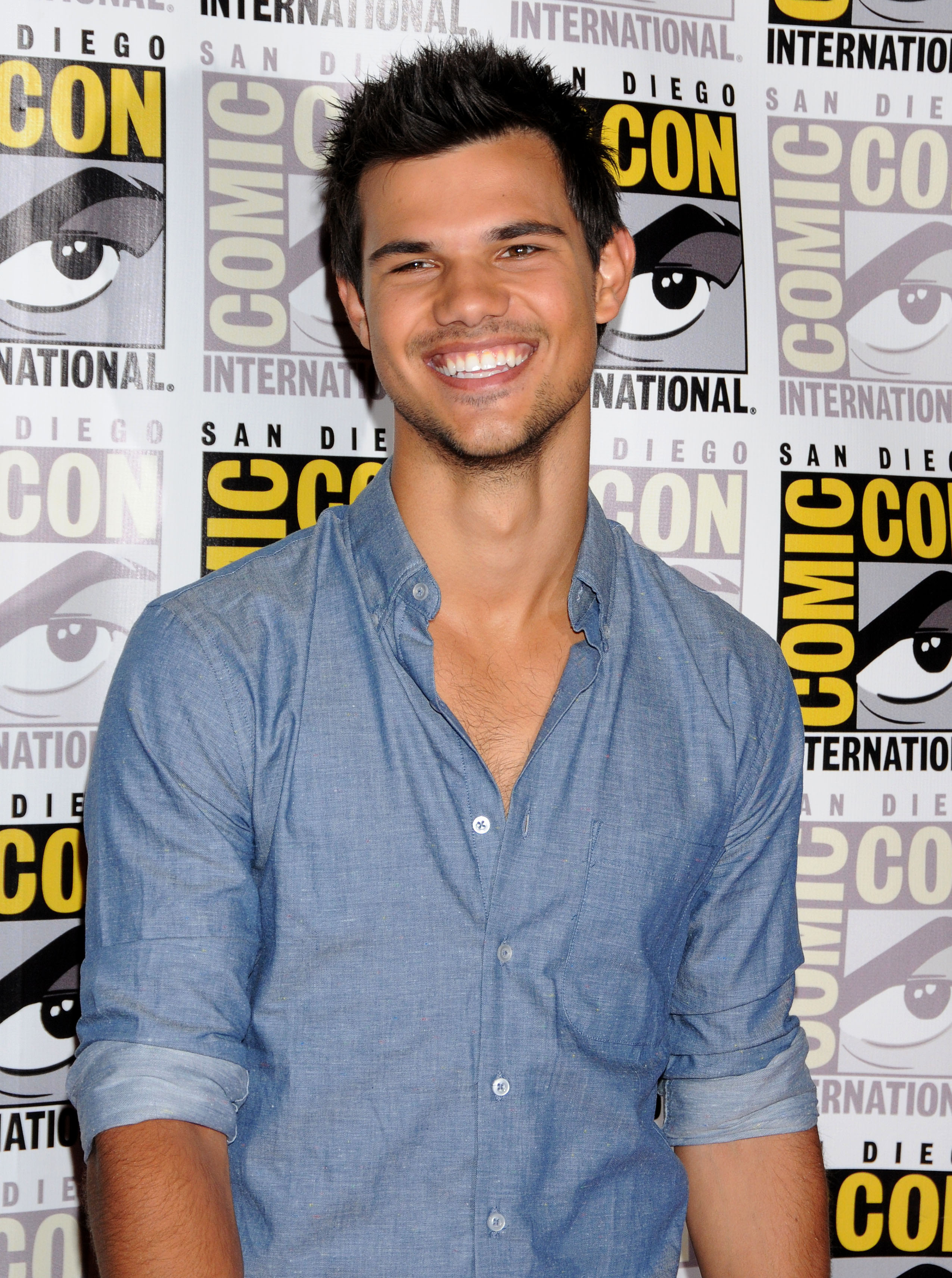 Tjejfavoriten Taylor Lautner är nästan alltid glad. Tjejfavoriten Taylor Lautner är nästan alltid glad.