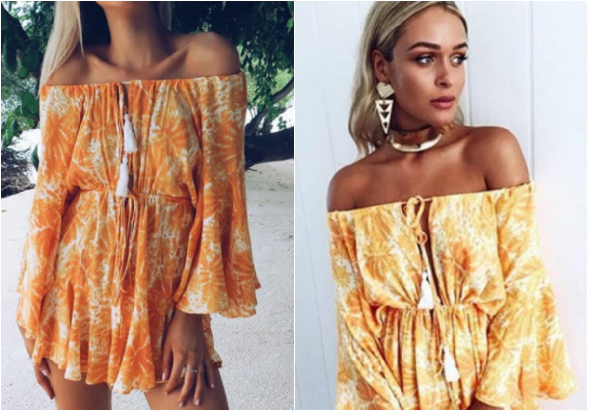 Orange byxdress Orange byxdress