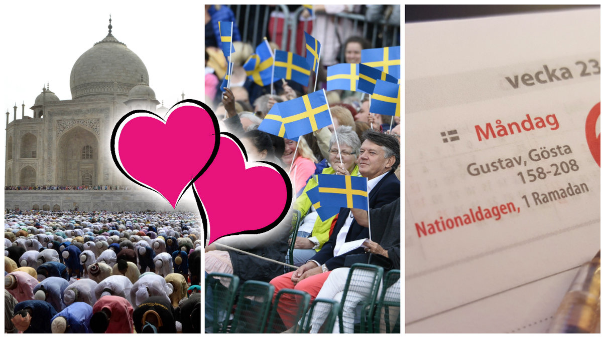Ramadan startar och Sverige firar nationaldag.