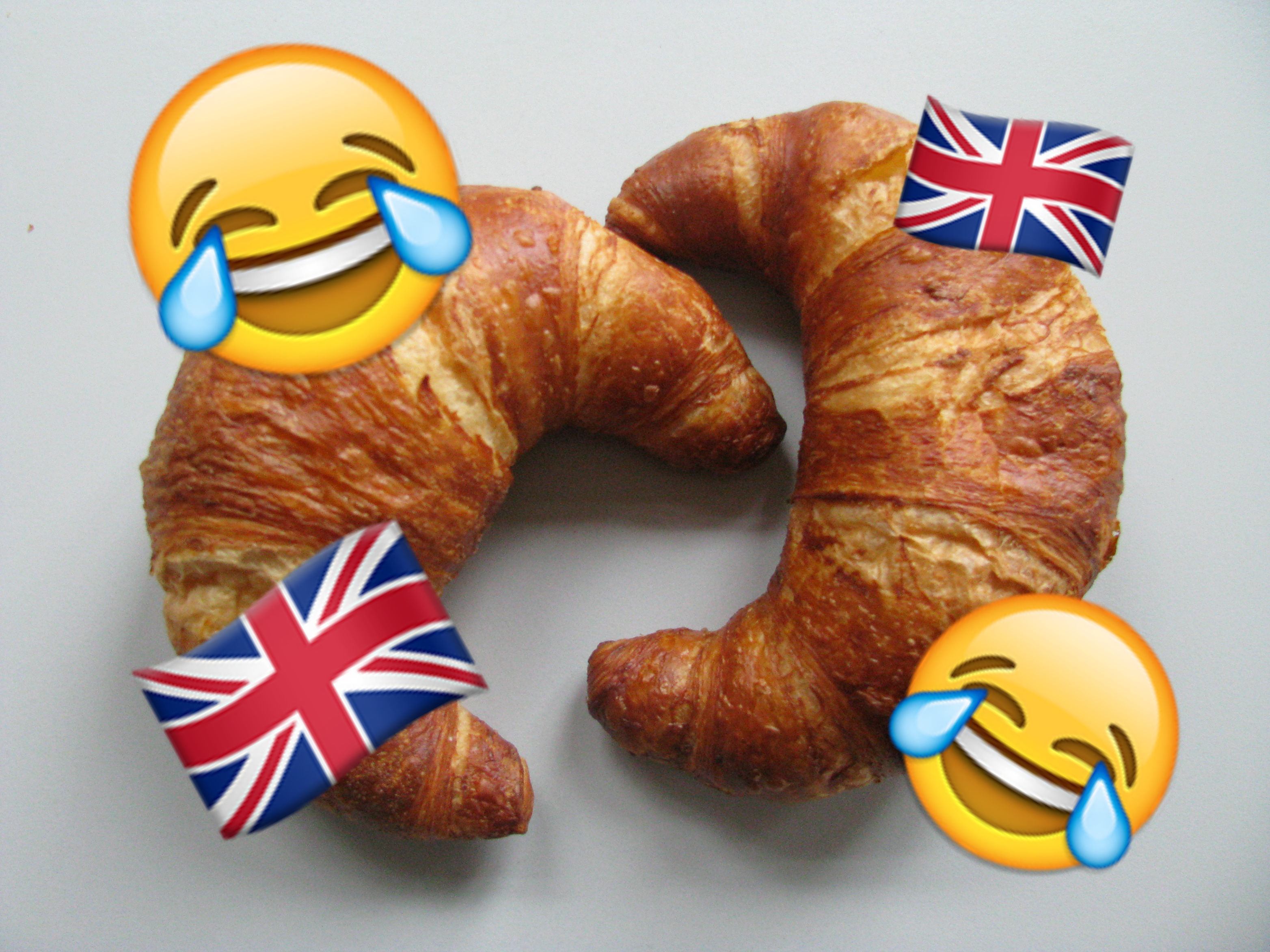 Bojkott, croissant, England
