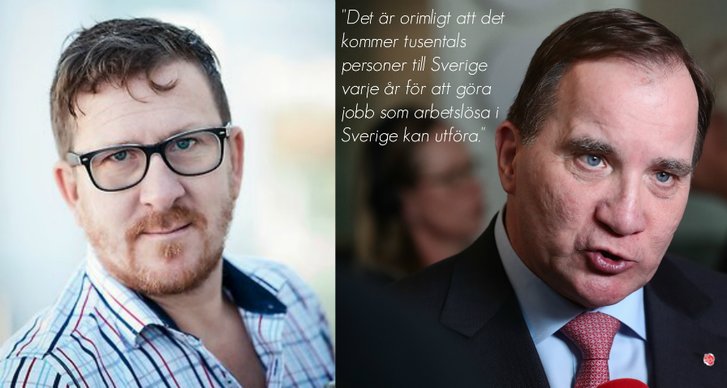 Jörgen Astonson, Stefan Löfven, Sverigedemokraterna