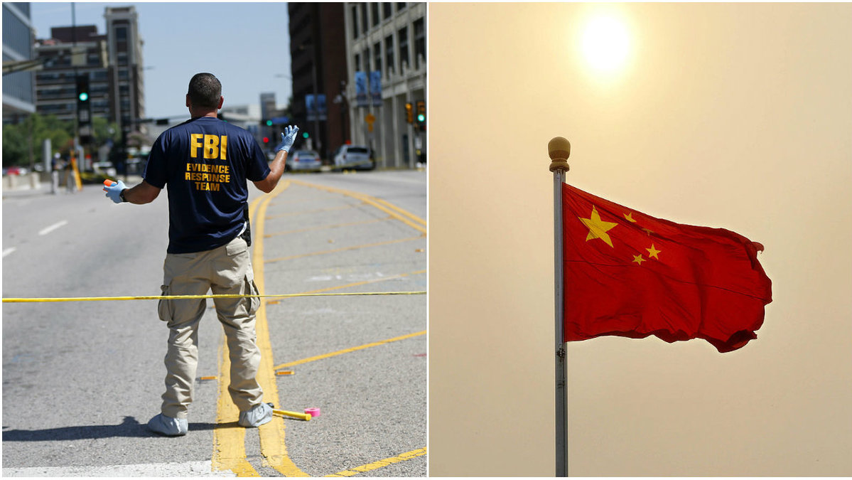 FBI-agenten ska ha lämnat ut information till regeringen i Kina. Bilden är från ett annat tillfälle. 