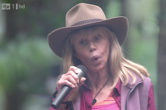 Supertanten Britt Ekland i brittiska teveshowen I'm A Celebrity Get Me Out Of Here Supertanten Britt Ekland i brittiska teveshowen I'm A Celebrity Get Me Out Of Here