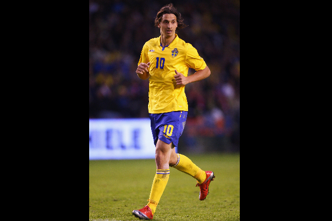Zlatan Ibrahimovic, Sverige. Sveriges enda superstjärna vann skytteligan i Serie A och verkar vara i toppform.