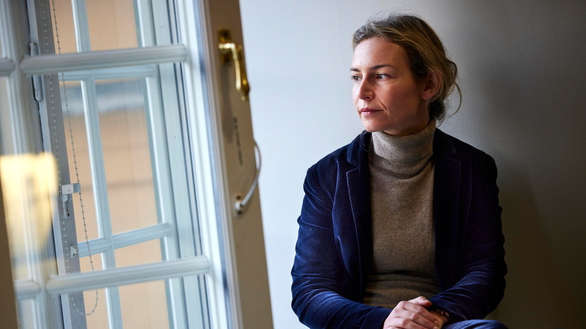 Författaren och statsvetaren Lea Ypi vid ett besök i Stockholm.