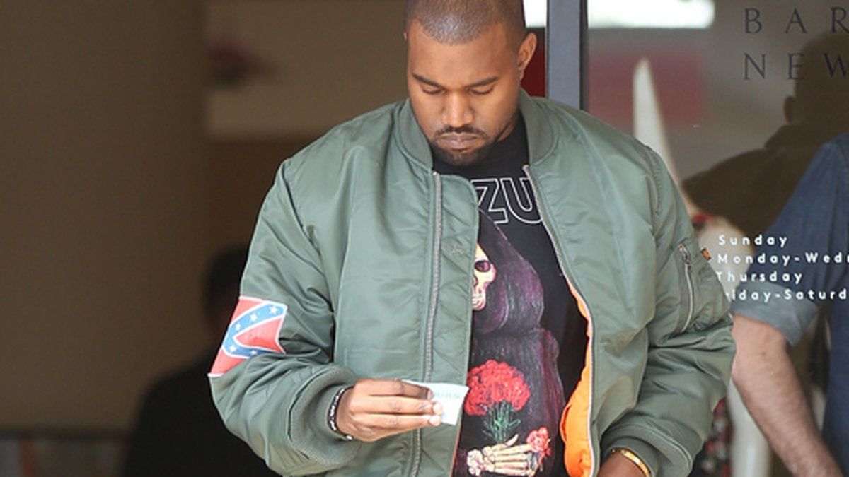 Kanye West vill ta tillbaka Sydstatsflaggan. 