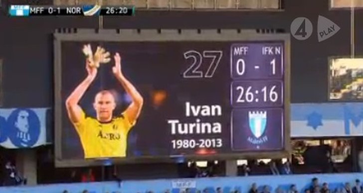 Ivan Turina, IFK Norrköping, Malmö FF, Hyllning