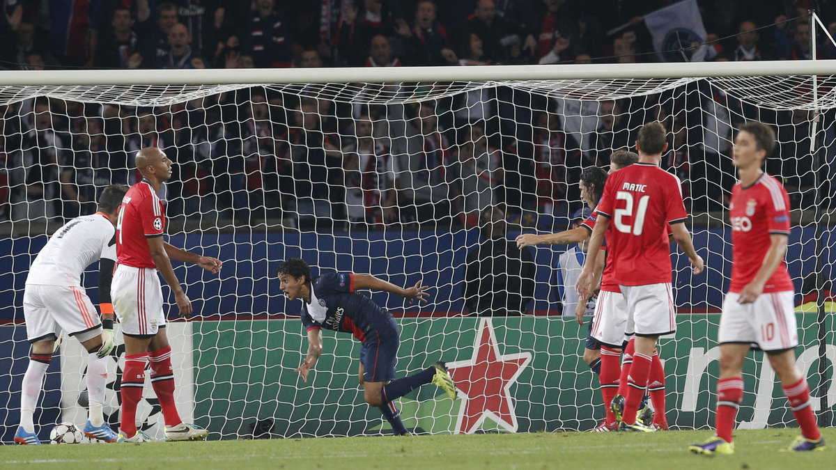Superlöftet Marquinhos gjorde 2-0-målet.