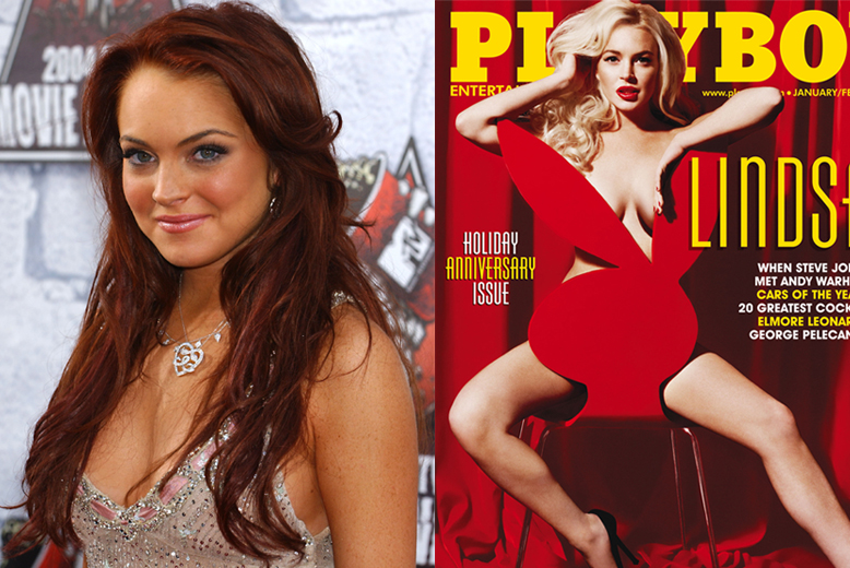 Lindsay Lohan gick från fräknig killfavorit till slitet  runkmaterial. 