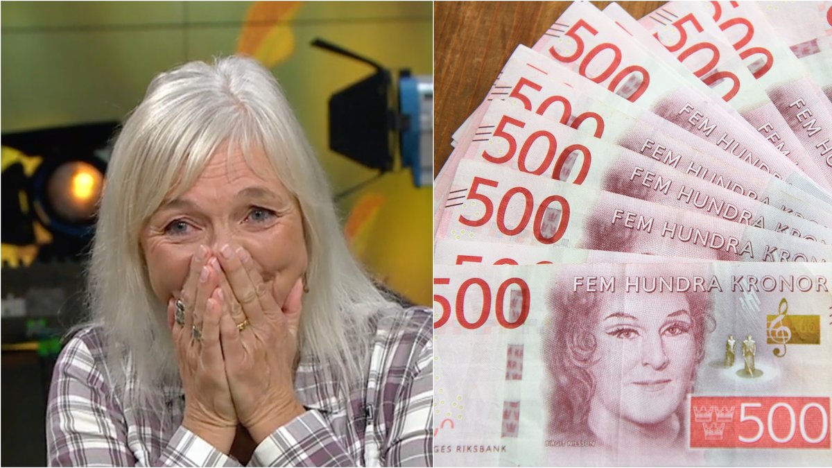 Turid vann 100 000 kronor i 20 år när hon skrapade triss i Nyhetsmorgon.