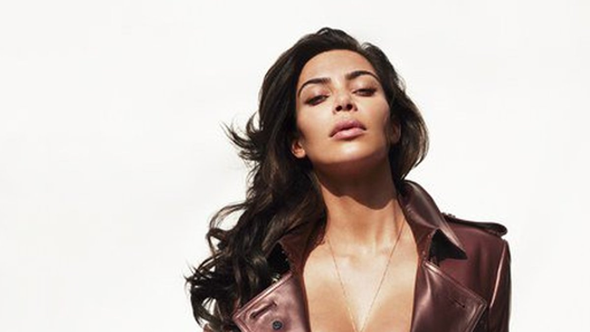 Kim Kardashian för GQ.