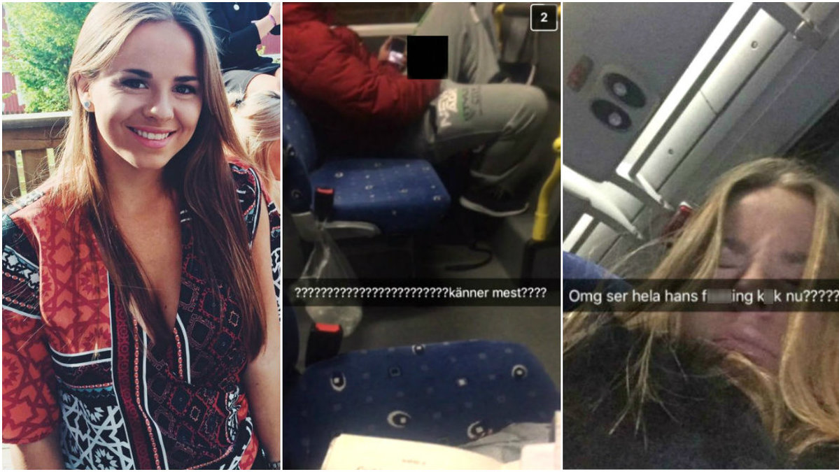 Madelene Marin, 17, från Göteborg hade en riktig mardrömsupplevelse under en bussresa tidigare i veckan. 