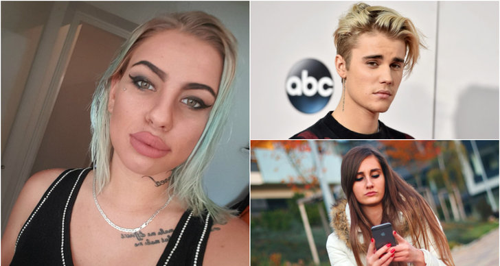 Emmy Aghili, instagram, Debatt, Justin Bieber, Sociala Medier