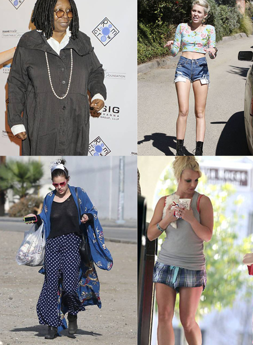 Whoopi Goldberg, Miley Cyrus och Britney Spears är några av veckans sämst klädda kändisar. Whoopi Goldberg, Miley Cyrus och Britney Spears är några av veckans sämst klädda kändisar.