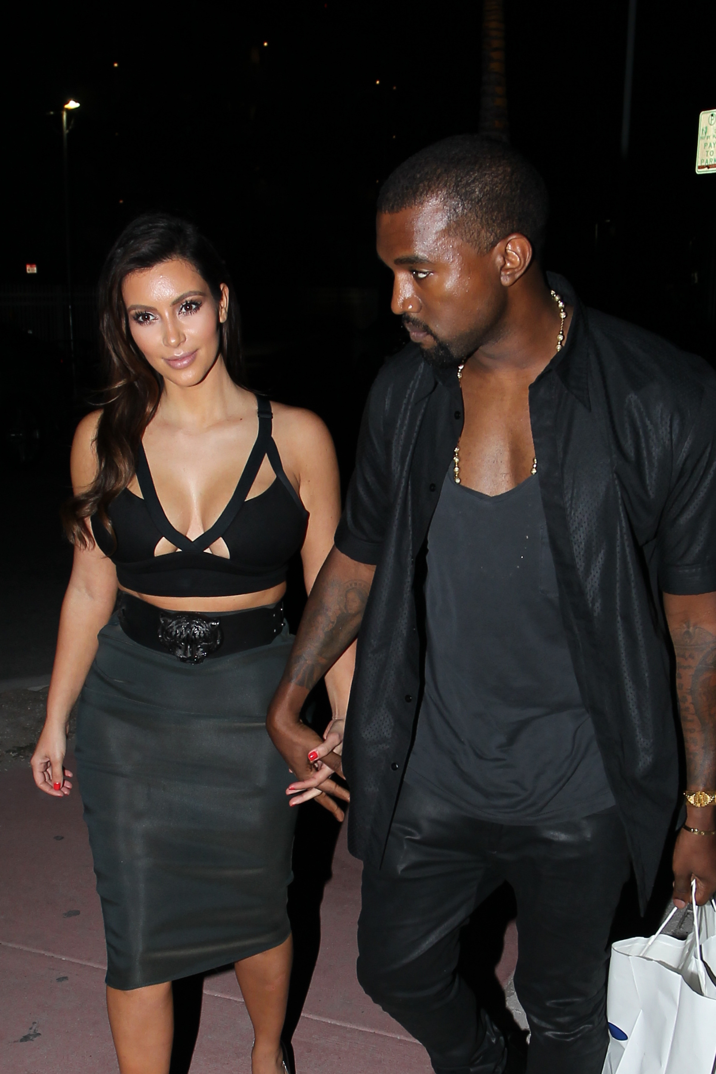 Kim och Kanye.