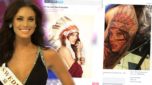 Miss World, Tatueringar, Indian, Bild, Dani Karlsson