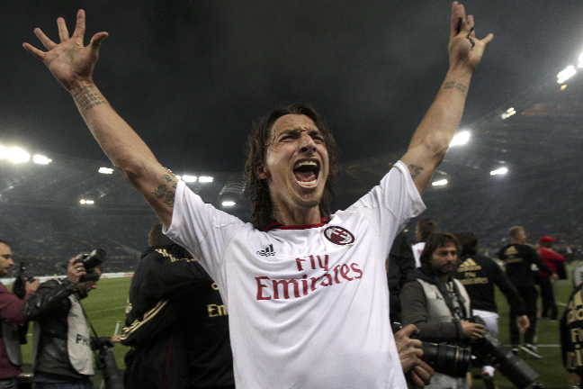 Zlatan Ibrahimovic förde Milan till guldet.