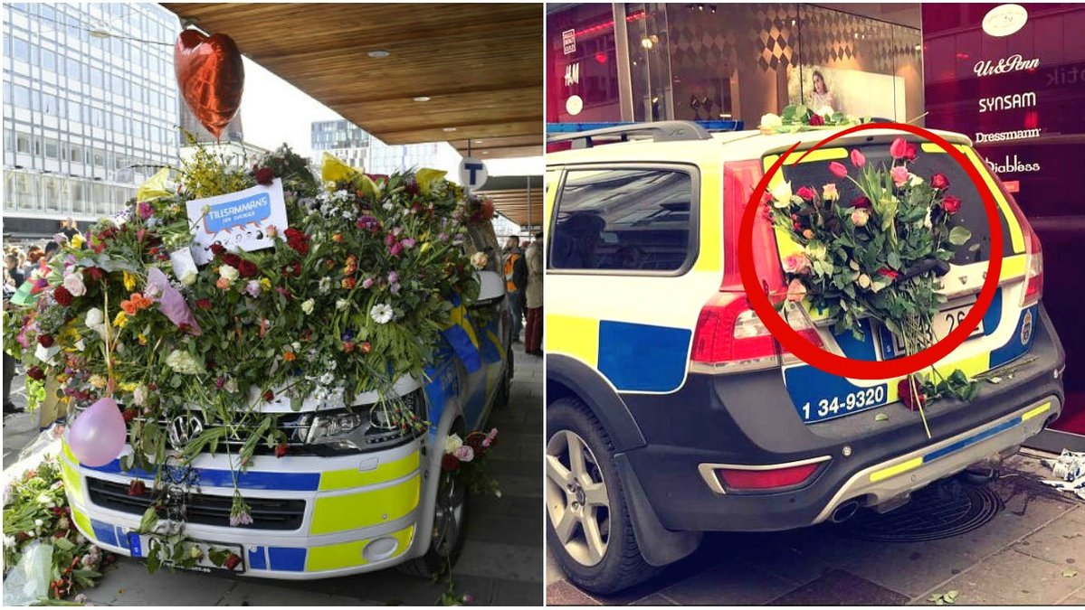 Många har hyllat polisens insats i samband med terrorattacken i Stockholm under fredagen.