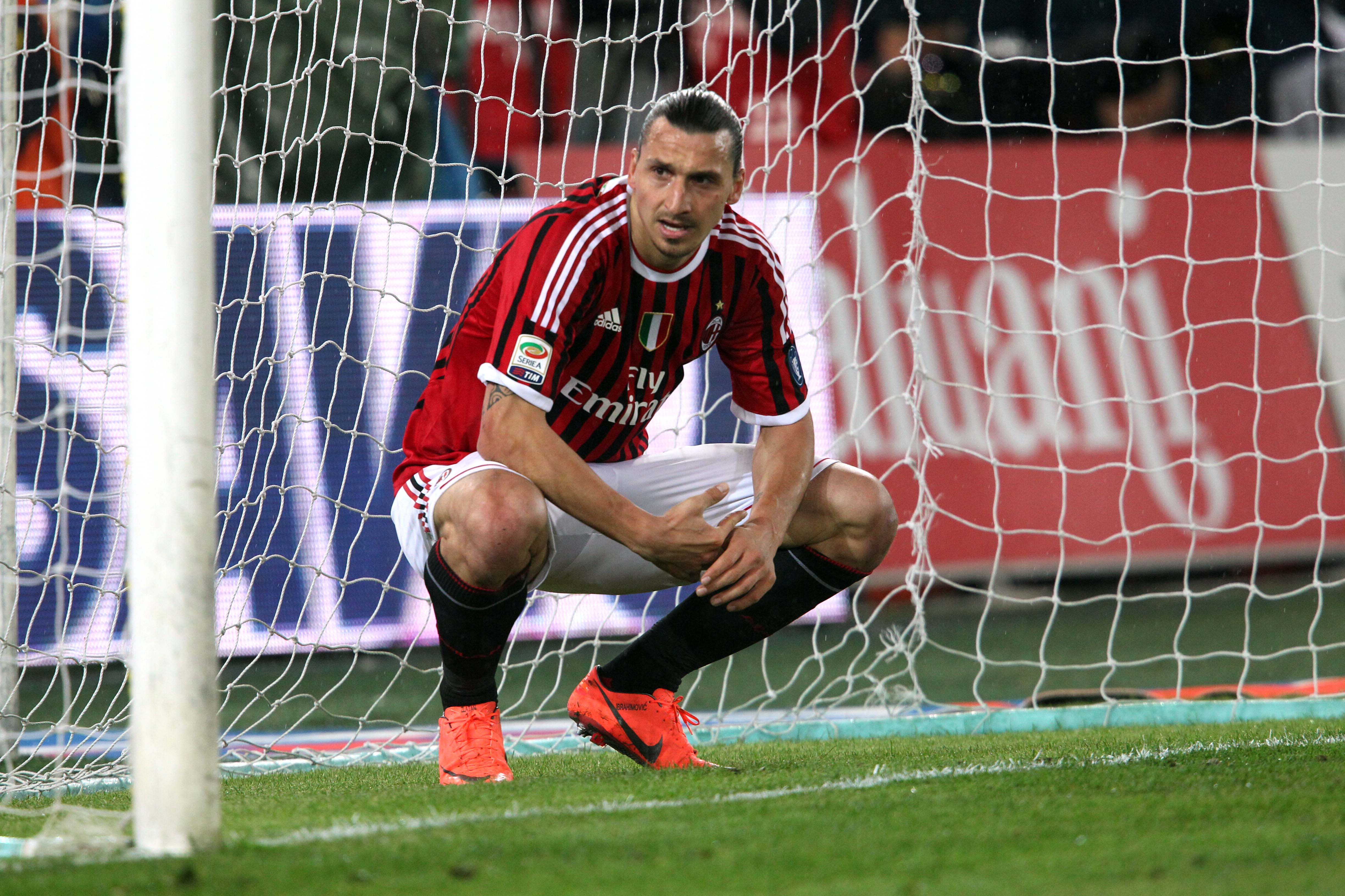 Zlatan stod för en svag insats och gick mållös av planen.