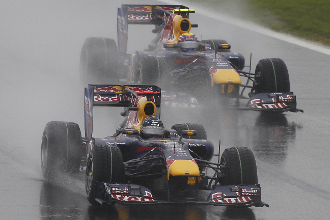 Sebastien Vettel och Mark Webber tvingades bryta i Sydkorea.