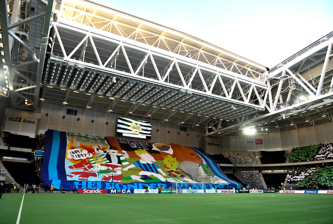 Djurgården levererade ett tifo i toppklass mot Hammarby. Djurgården levererade ett tifo i toppklass mot Hammarby.