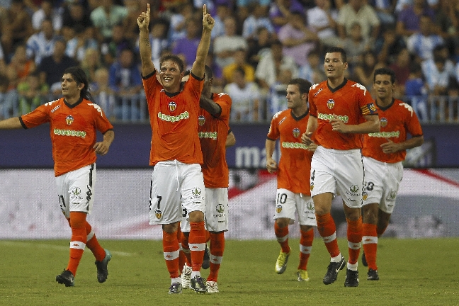 Valencia vann öppningsmatchen mot Malaga.