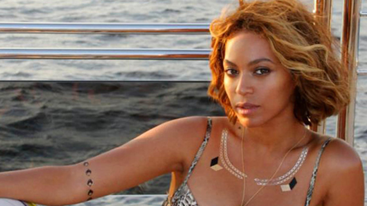 Beyoncé i solen. 