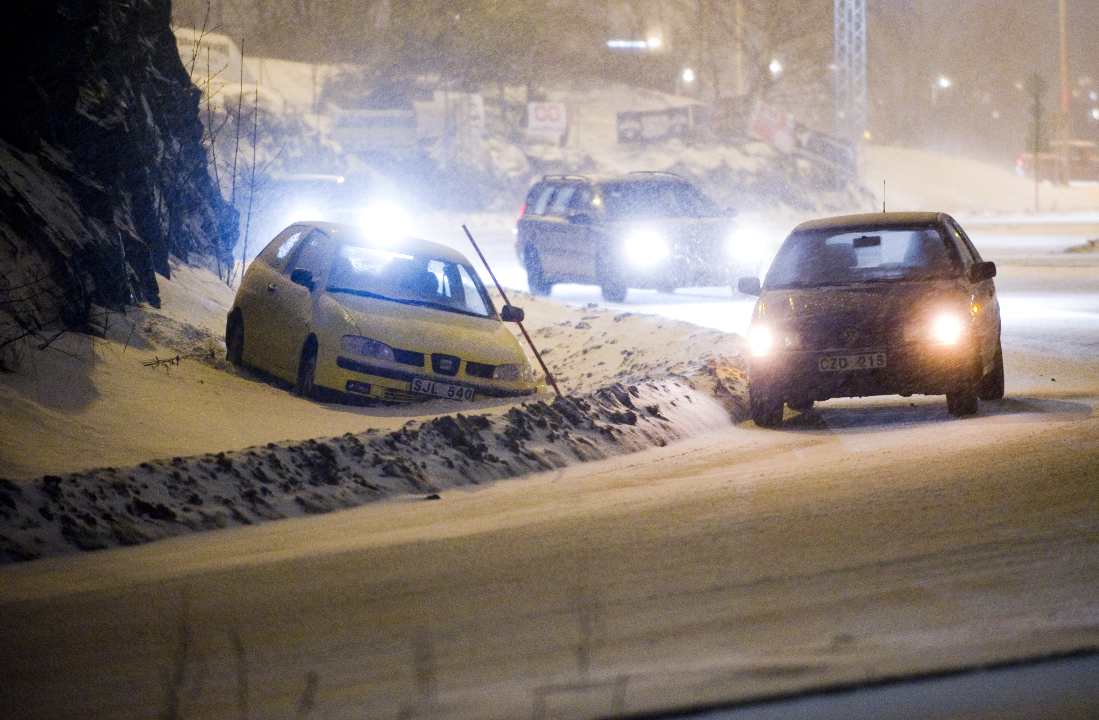Trafikolycka, Snö, Halka, Bil, Vinter