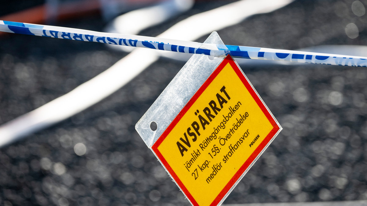 En person har hittats död efter en villabrand utanför Jönköping. Arkivbild.