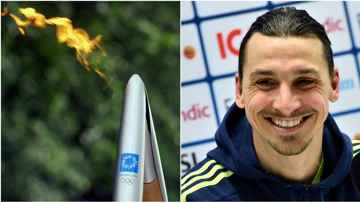 Zlatan säger att han inte lockas så mycket av OS. 