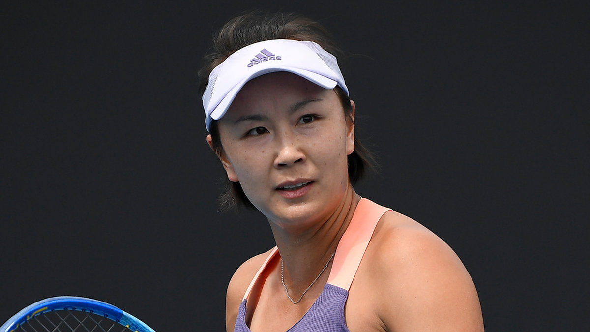 Var är Peng Shuai? Bilden togs under Australian Open för två år sedan.
