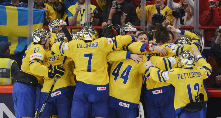 Sverige, ishockey, VM-guld, Schweiz