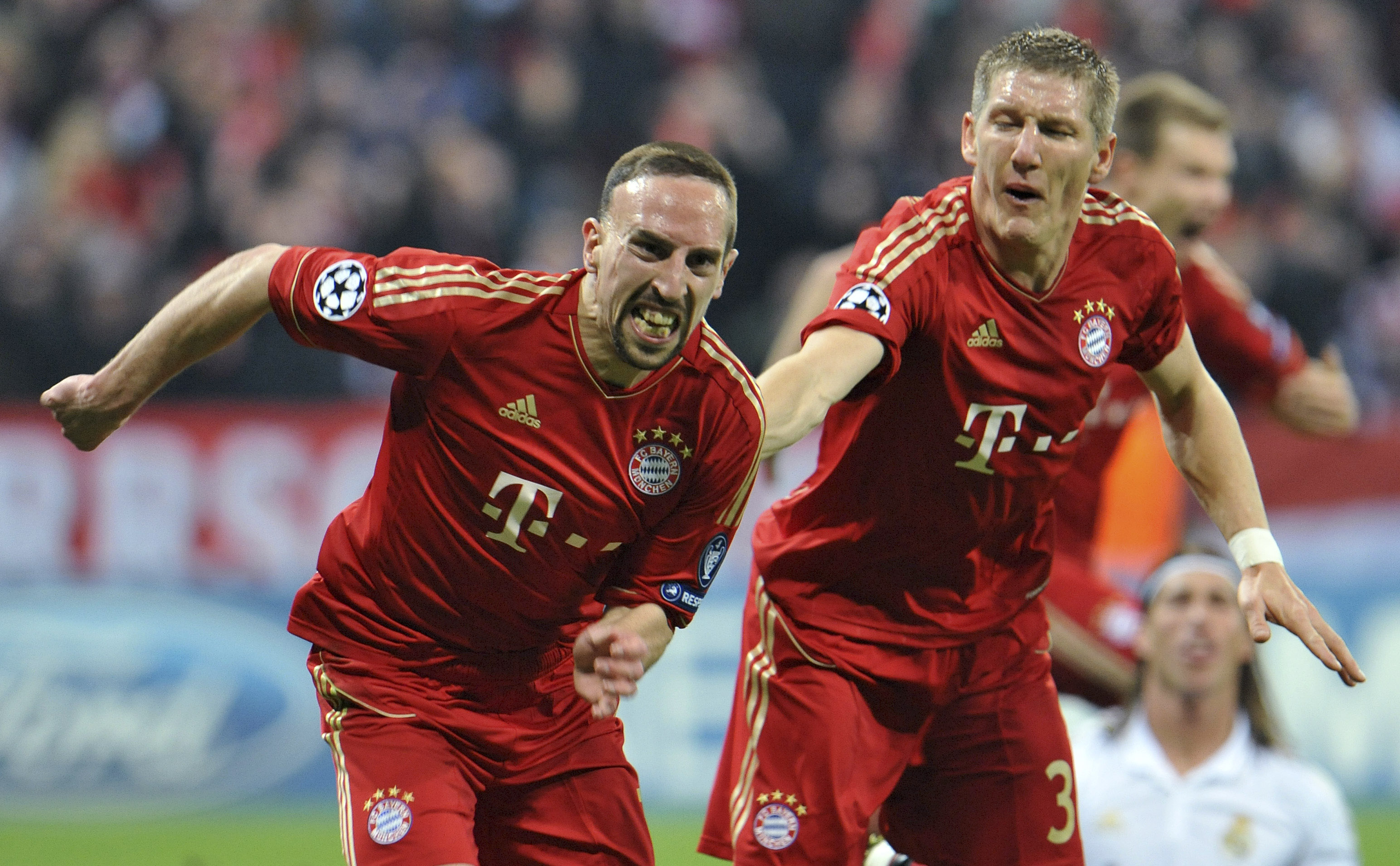 Franck Ribery öppnade målskyttet.