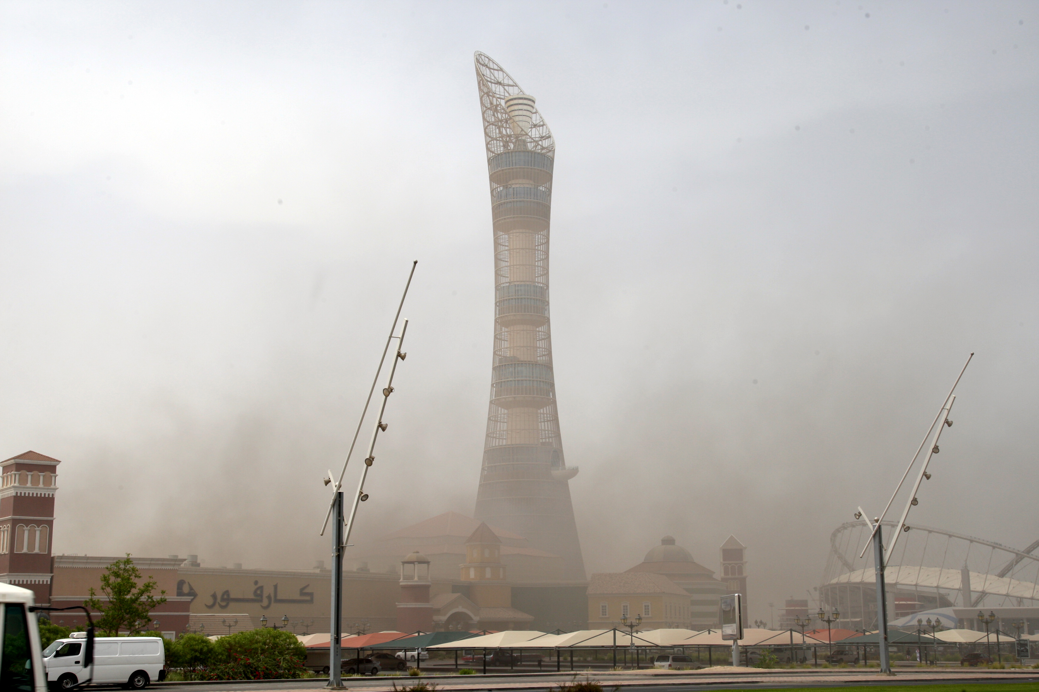 Brand, Köpcentrum, Qatar