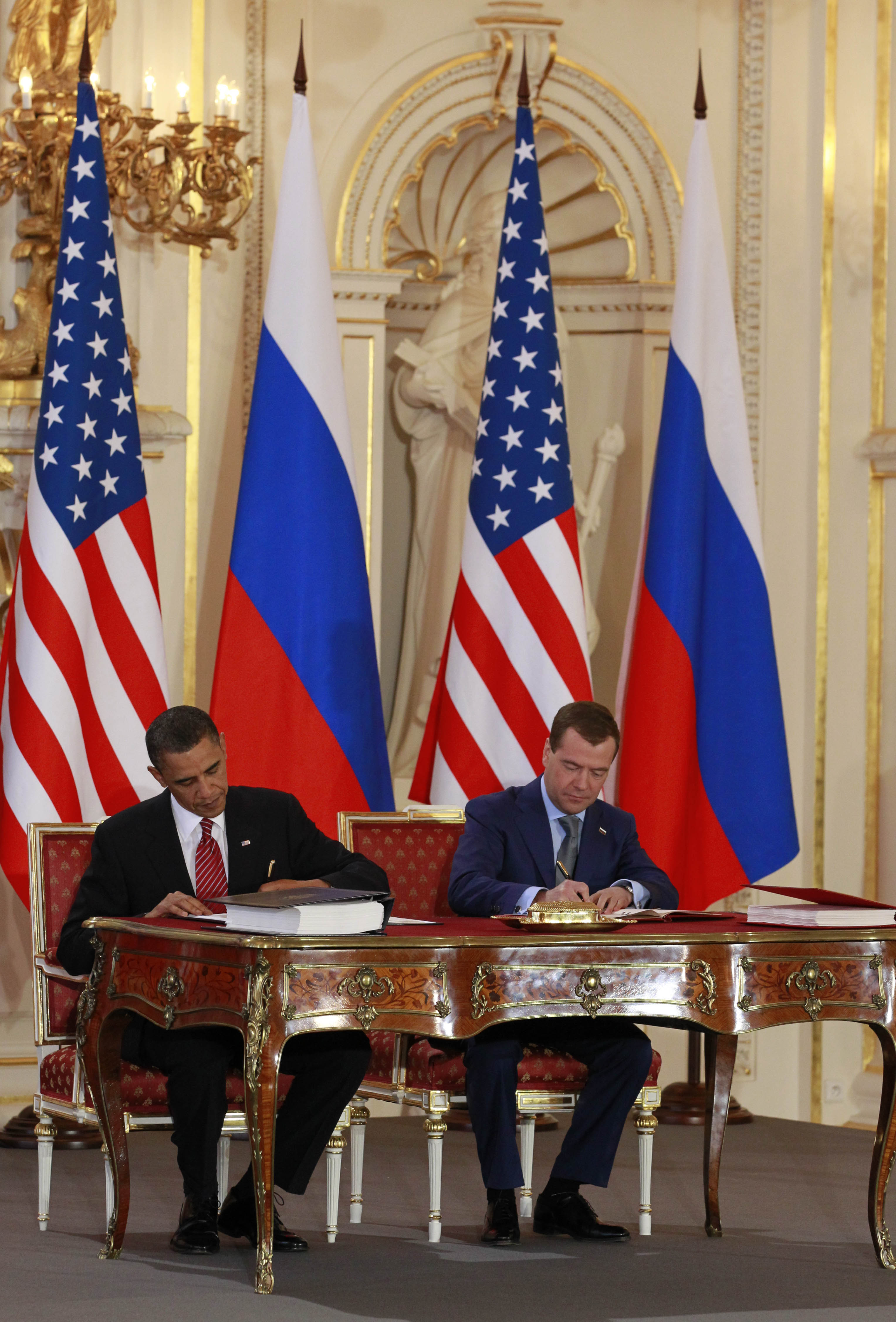 Dmitrij Medvedev, Ryssland, USA, Kärnvapen, Start, Atombomb, Barack Obama