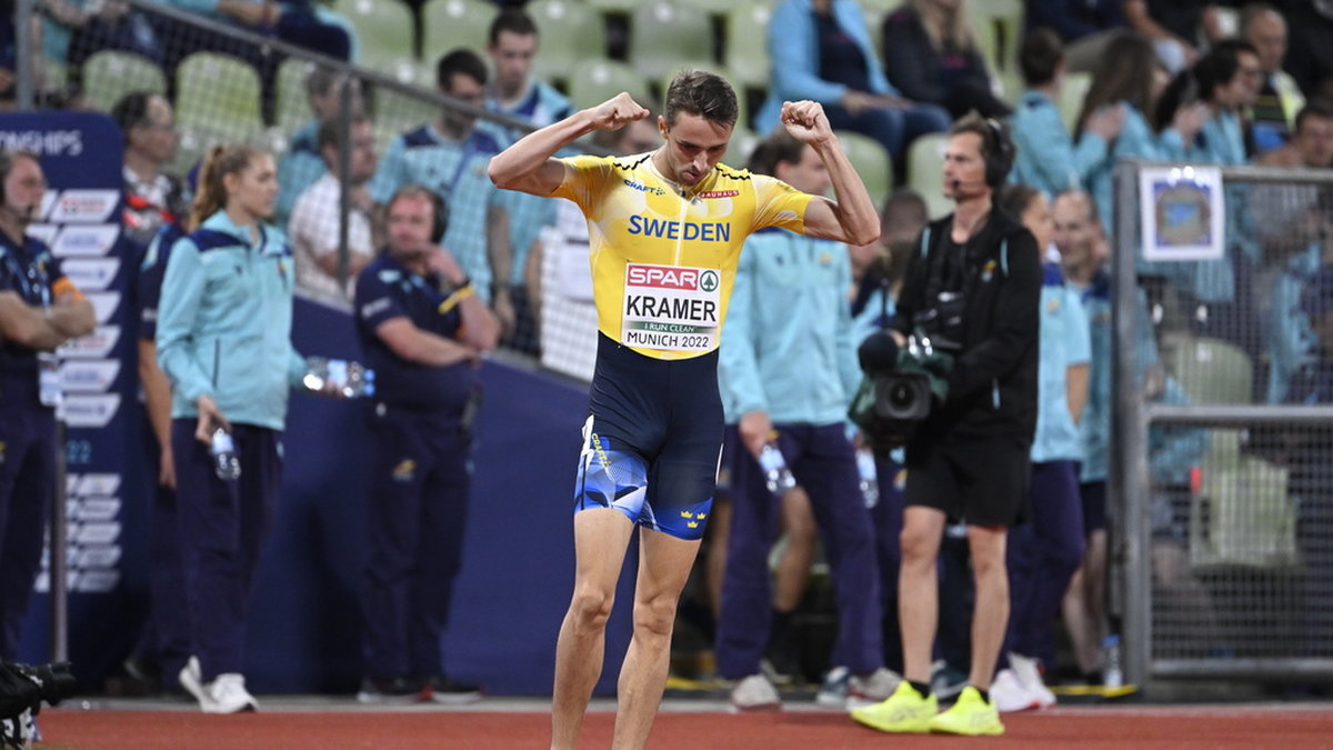 Sveriges Andreas Kramer är klar för final på 800 meter.