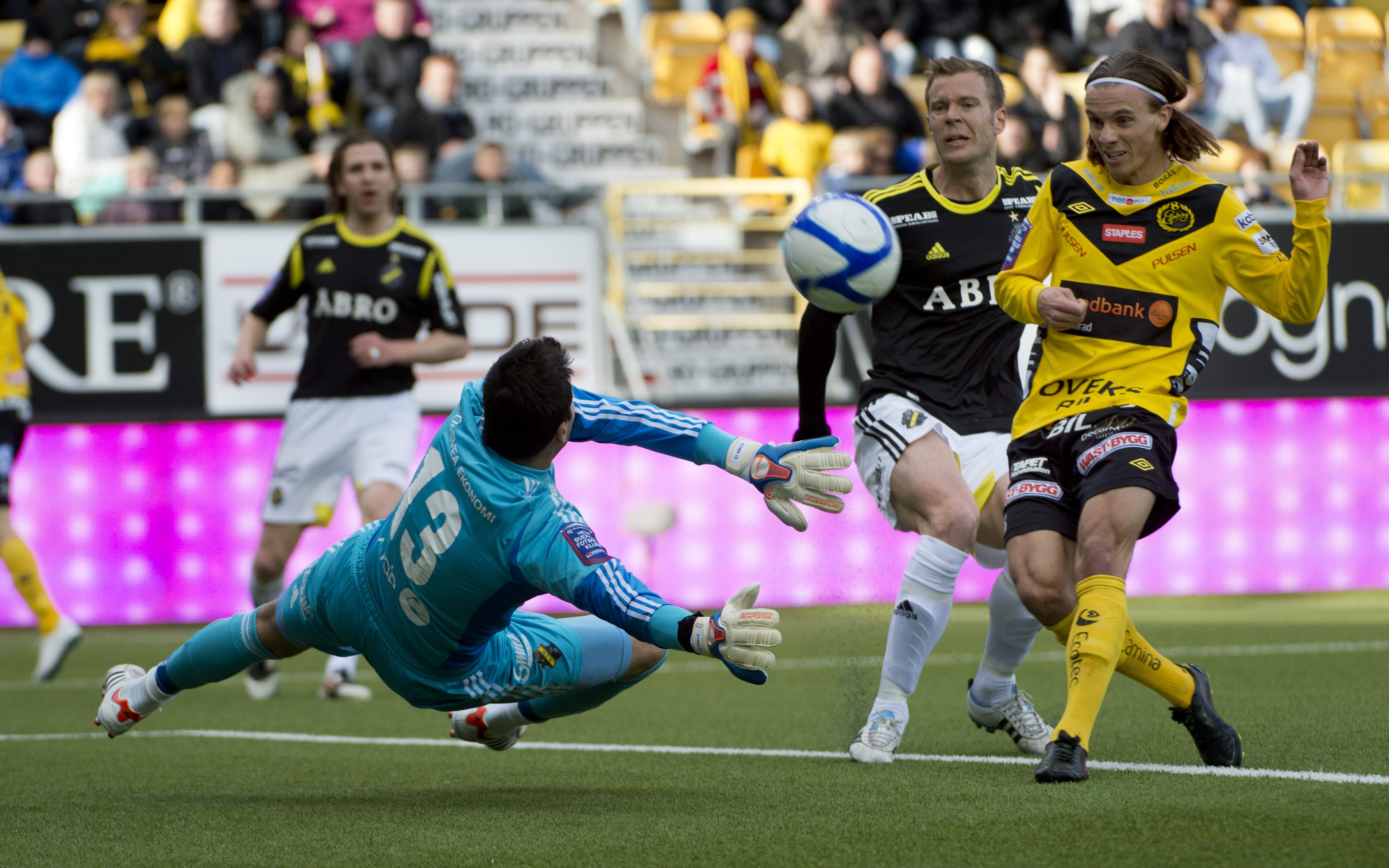 Tätt och jämnt var det mellan Elfsborg och AIK.