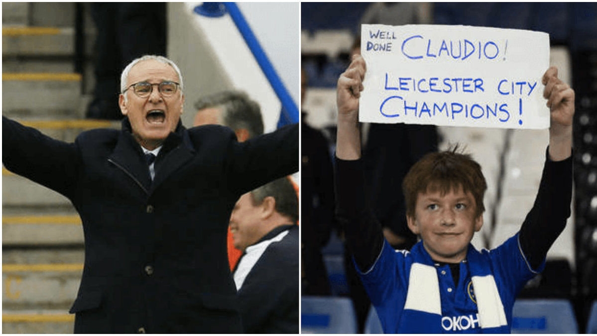 I går blev Leicester City Premier League-mästare.