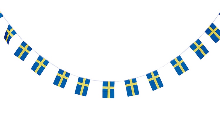 Sverige girlang prydnad Sverige girlang prydnad