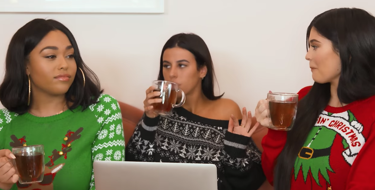 Jordyn Woods, Victoria Villarroel och Kylie Jenner kör Jordyn Woods, Victoria Villarroel och Kylie Jenner kör