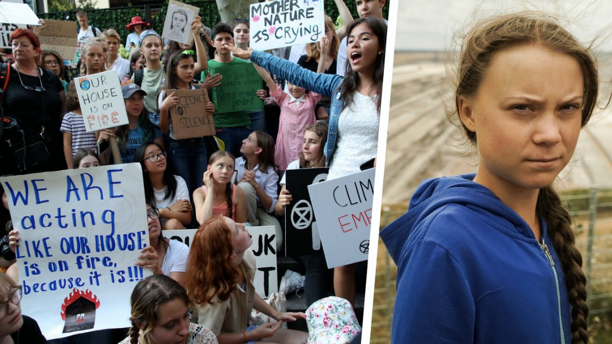 Idag startat en global klimatstrejk med Greta Thunberg i spetsen