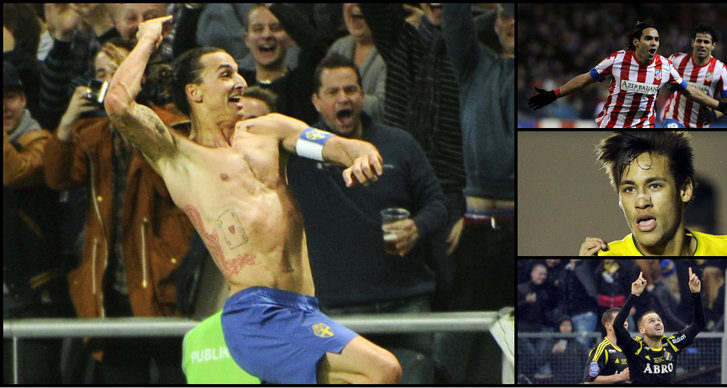 Världens snyggaste, Årets mål, Falcao, Zlatan Ibrahimovic