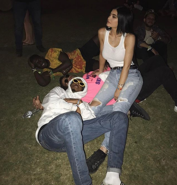 Kylie Jenner och Travis Scott. Kylie Jenner och Travis Scott.
