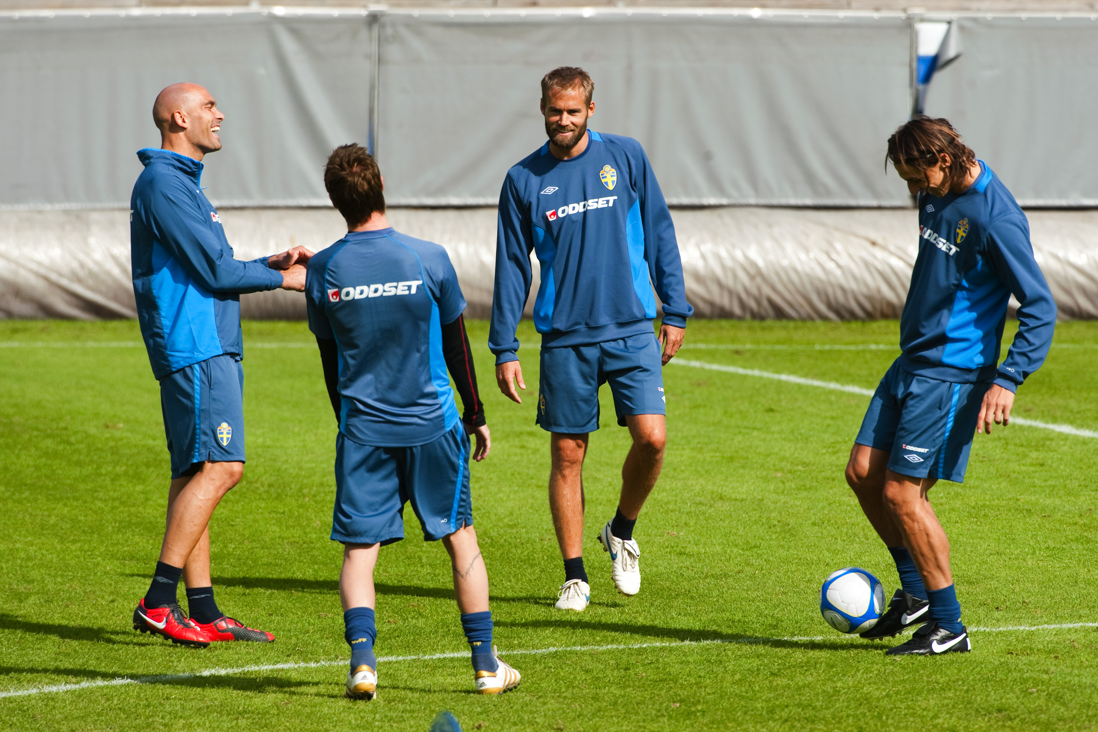 Zlatan med sina polare. Zlatan med sina polare.
