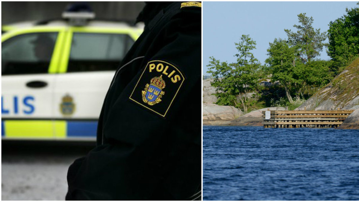 En kropp har hittats på Dalarö. 